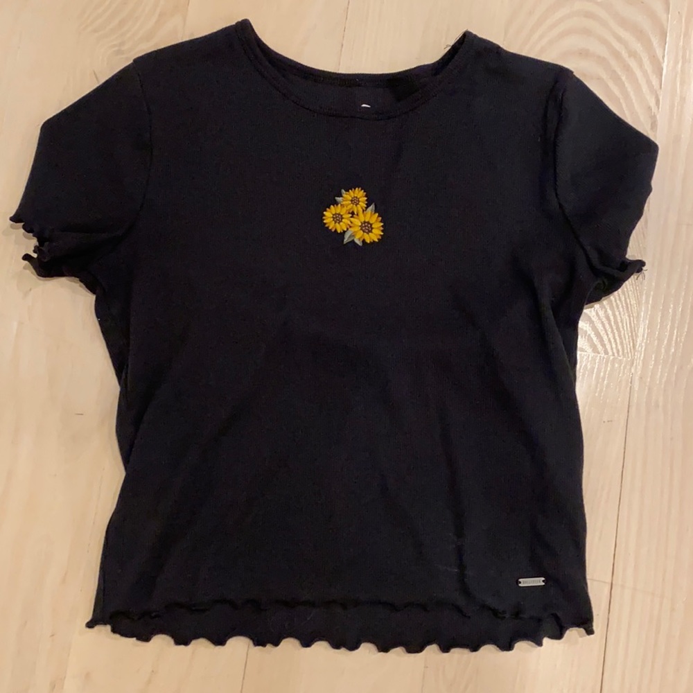 Hollister flower shirt